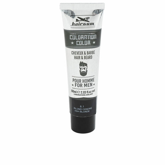 HAIRGUM HAIRGUM Coloration Tinte für Bart und Haar 6,1 Rubio Ceniza 60 g Haarfarbe