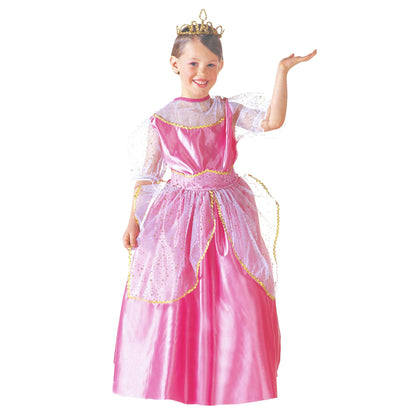 "BEAUTY QUEEN" (Kleid, Gürtel, Krone) – Vorderansicht