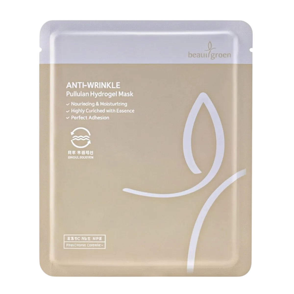 Beauugreen, Beauugreen, Anti-Wrinkle, Sheet Mask, For Face, 30 g