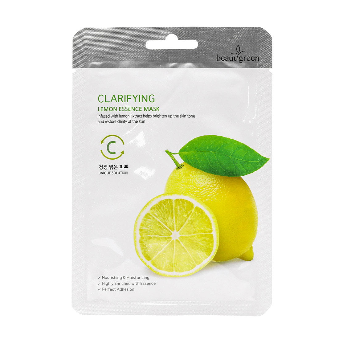 Beauugreen, Clarifying, Zitronenessenzen, Reinigung, Gesichtsmaske, Für das Gesicht, 23 g