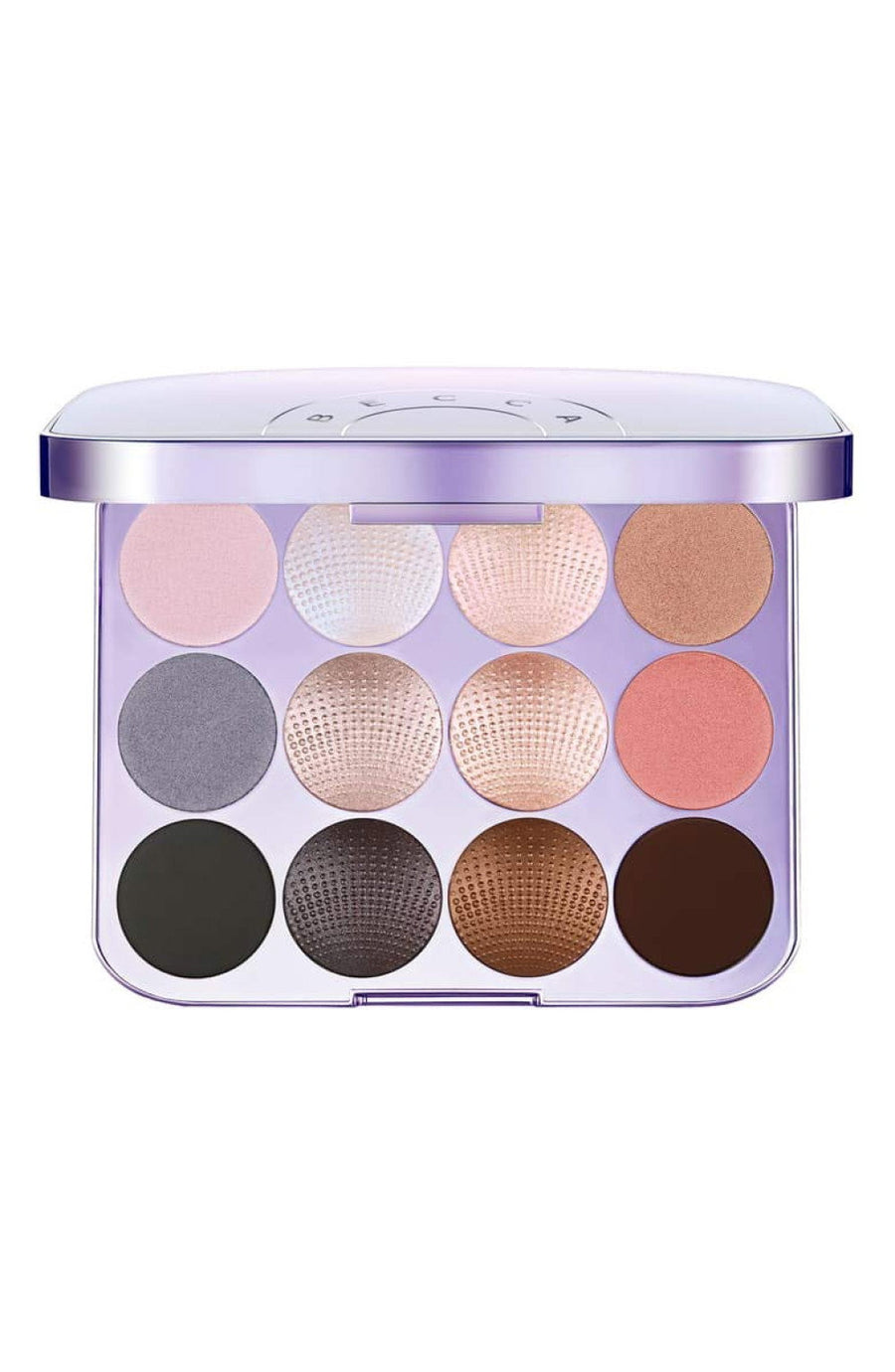 Becca Pearl Glow Shimmering Lidschattenpalette mit 12 schimmernden Schattierungen, 3,3 g