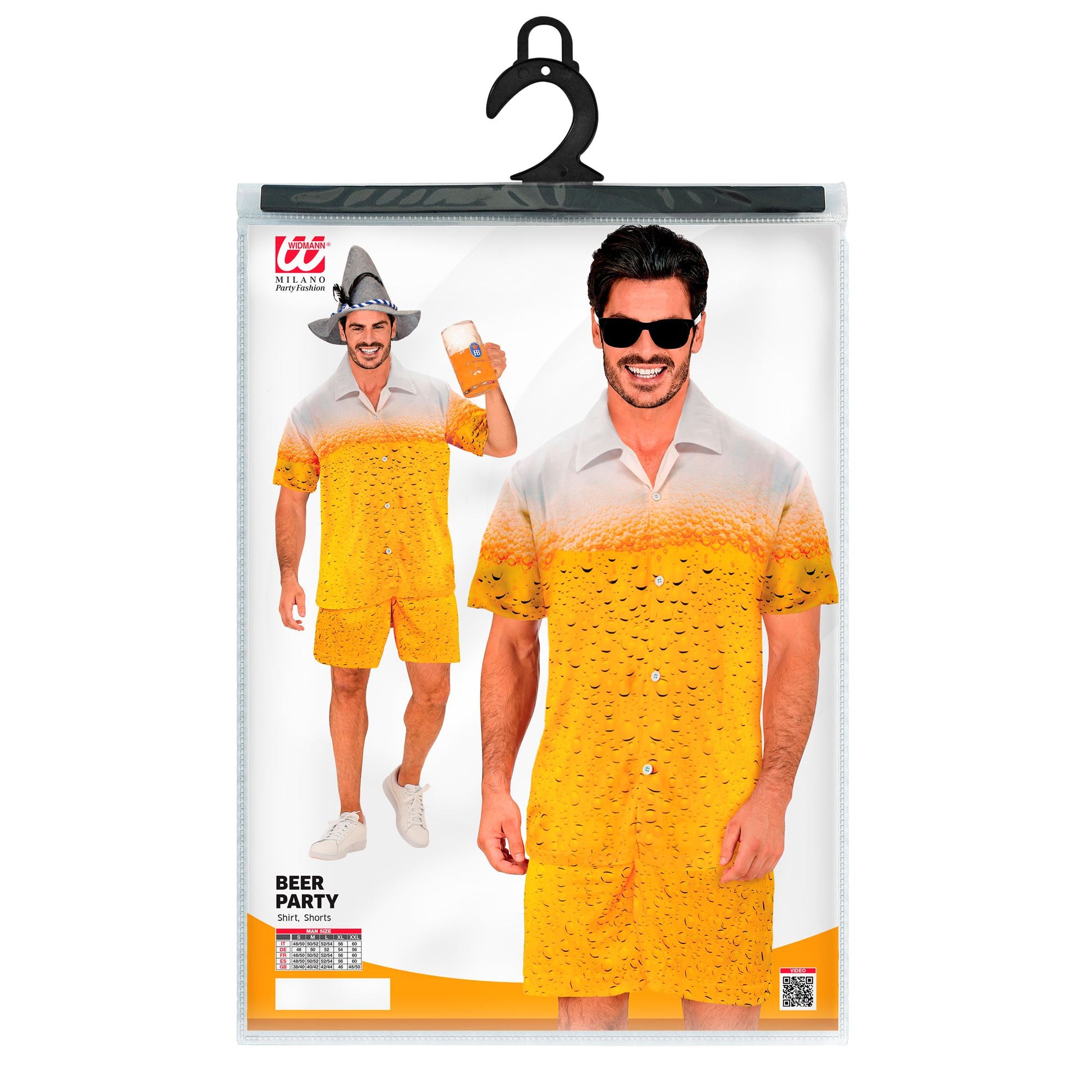 "BEER PARTY FASHION" (Hemd, Shorts) – Ansicht 5