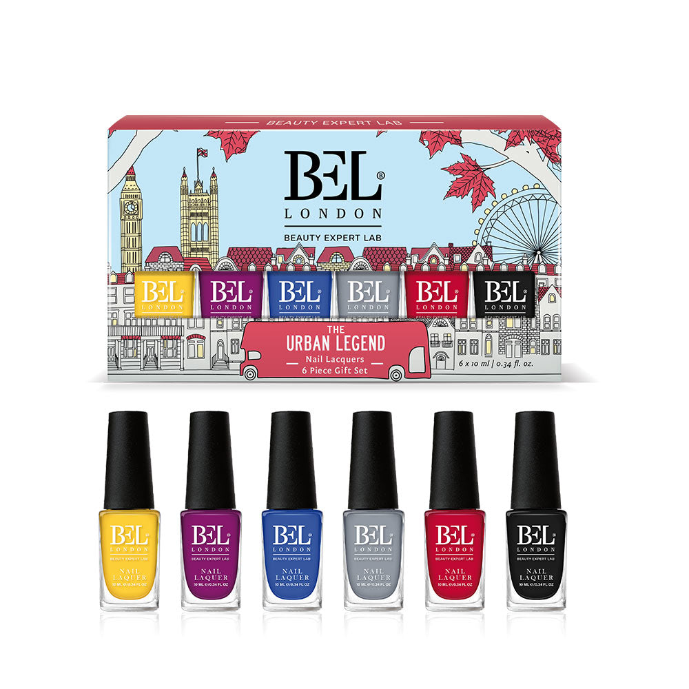 Bel London Setzen, Bel London, BEL London, Nagellack, Die Großstadtlegende, 6 stk, 10 ml Regular