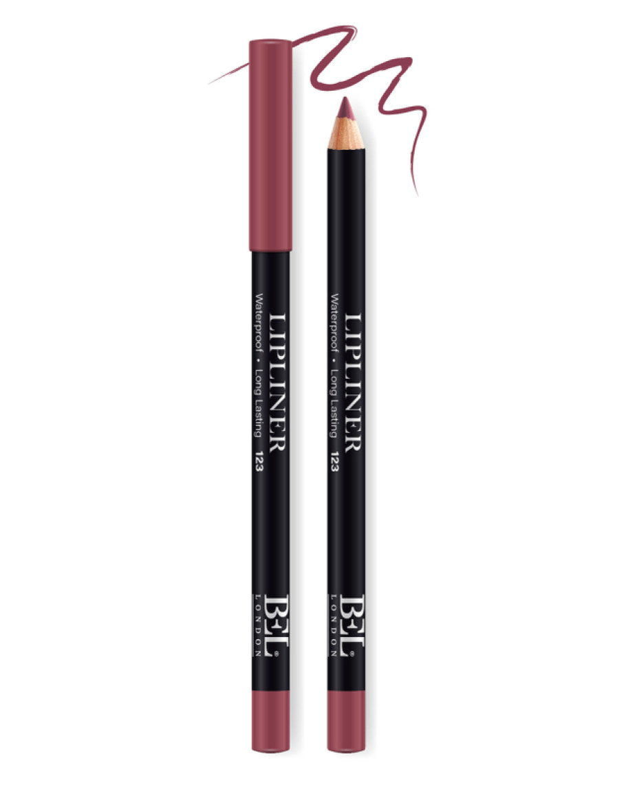 Bel London, BEL London, Hydriertes Pflanzenöl, Wasserdicht, Kontur, Lipliner, 123, 0.78 g