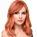 "BELLA DREAM HAIR BRAUN-ROSA PERÜCKE" in färbiger schachtel – Vorderansicht