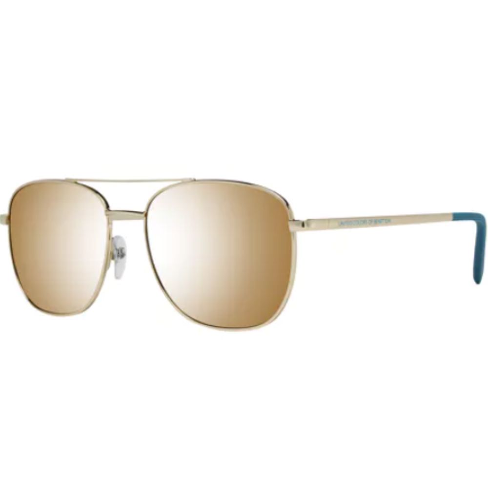 Benetton, United Colors of Benetton, Sonnenbrille, Goldenes Rechteck, Unisex