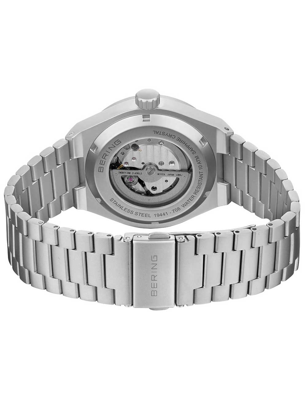 BERING 19441-708 Analoguhr Armbanduhr 38 mm ansicht-3
