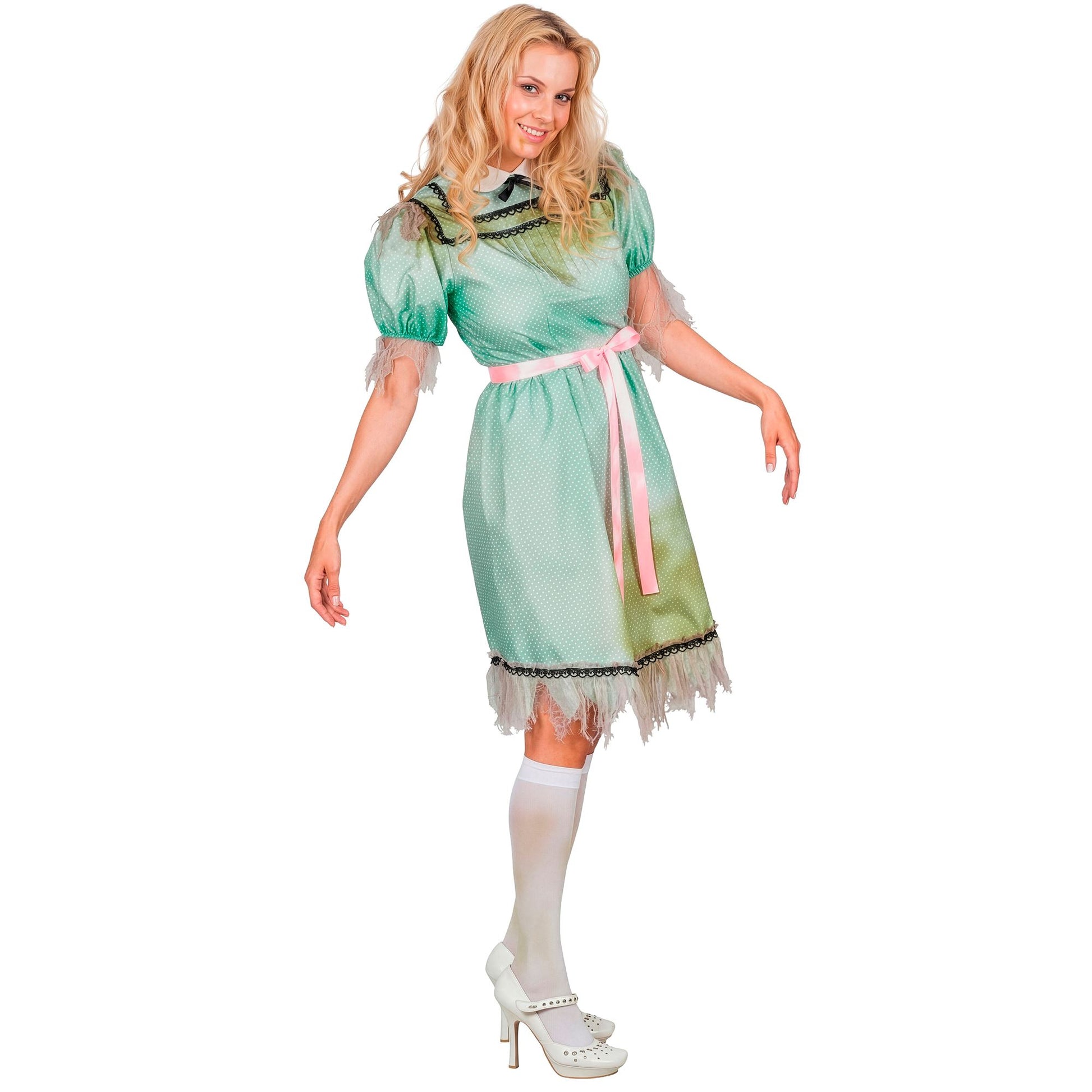 "BESESSEN" (Kleid, Gürtel, Strümpfe) – Ansicht 3