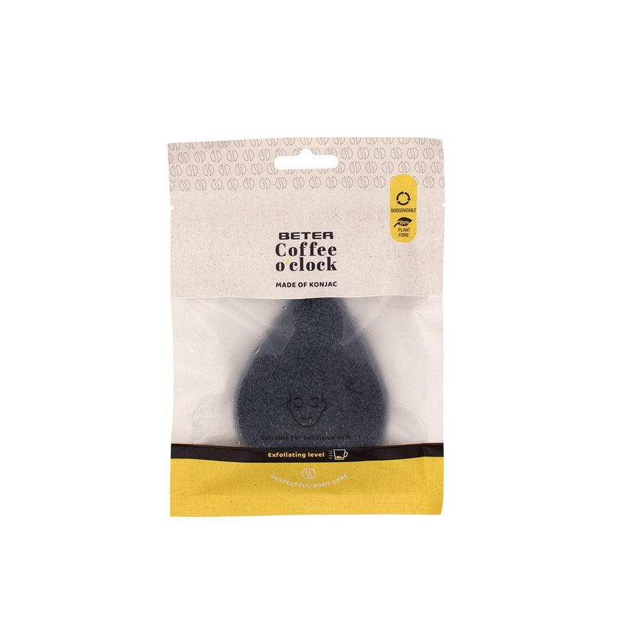 BETER BETER Konjac Schwamm zur Gesichtsreinigung Coffee O'clock 1 Stück Kosmetik