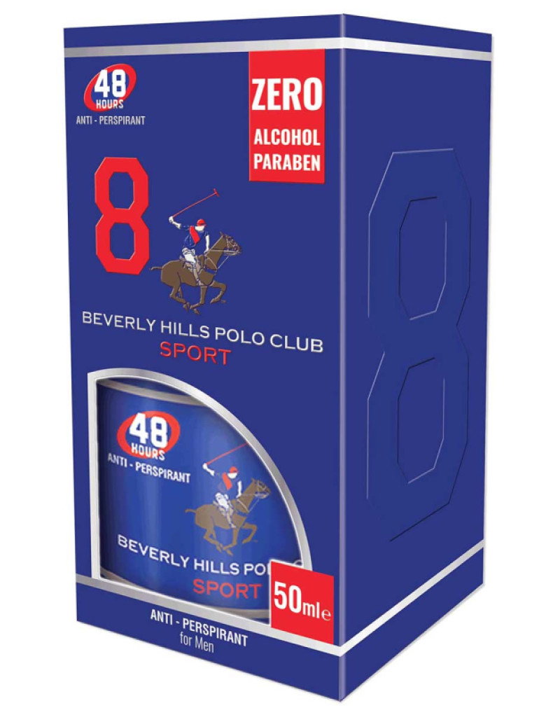 Beverly Hills Polo Club Beverly Hills Polo Club, Sport, Deodorant-Roll-On, Für Männer, 50 ml Regular