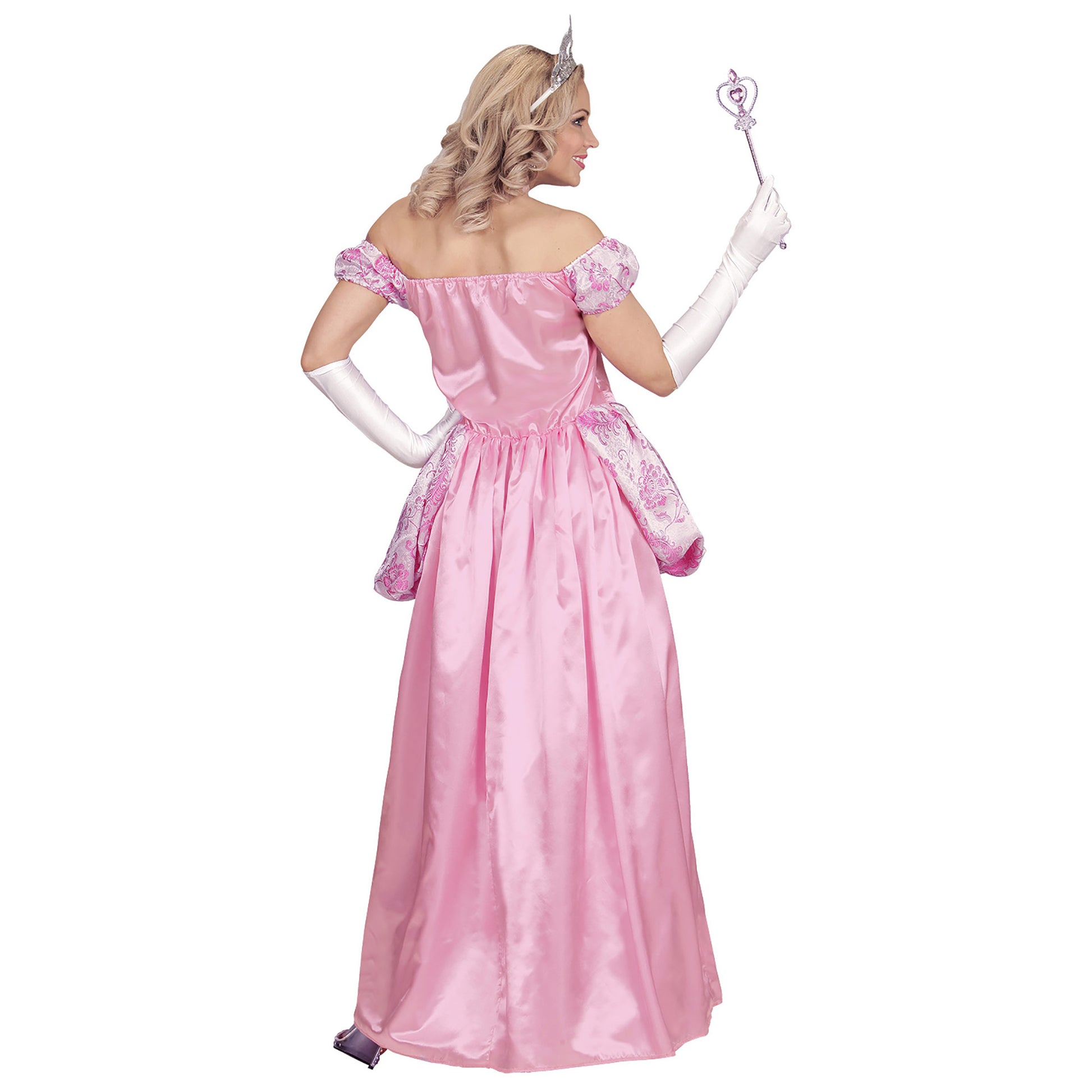 "BEZAUBERNDE PRINZESSIN" (Kleid mit Reifunterrock, Handschuhe, Halsband, Diadem) – Ansicht 4