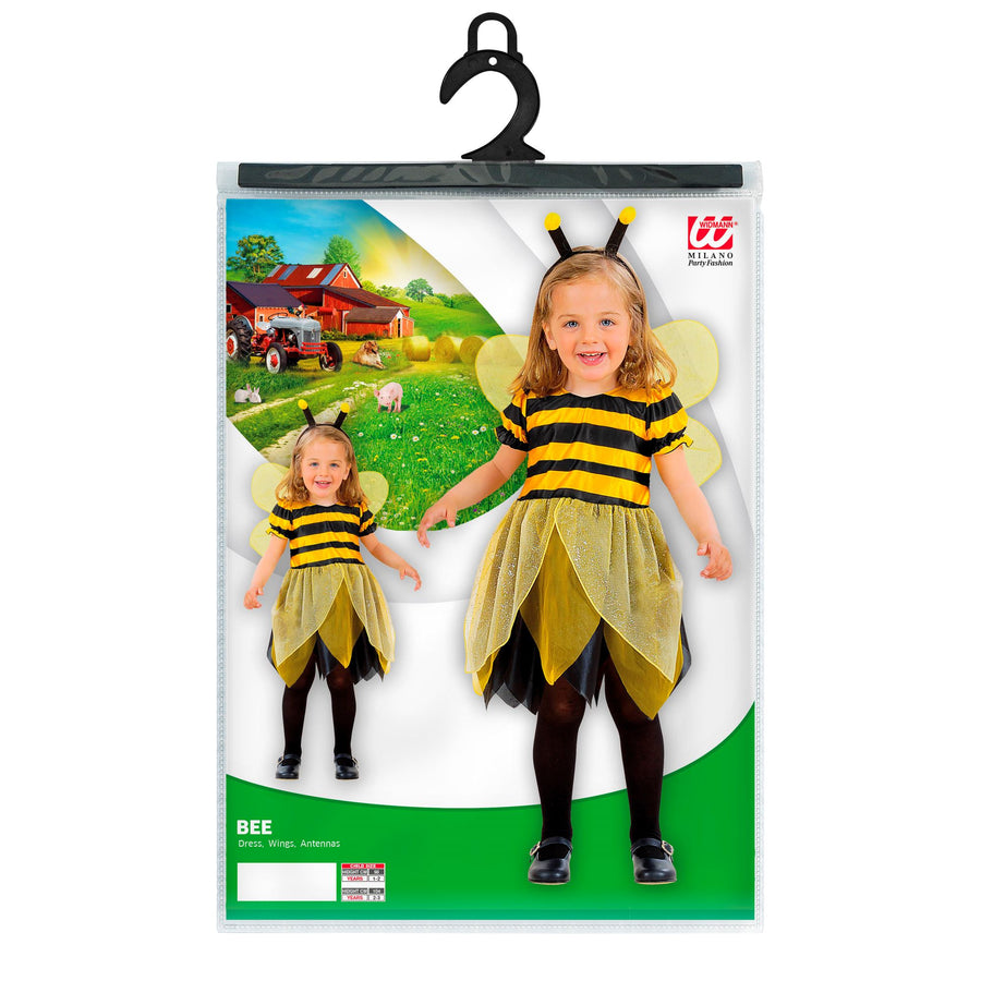 "BIENE" (Kleid, Flügel, Antennen) – Detailansicht