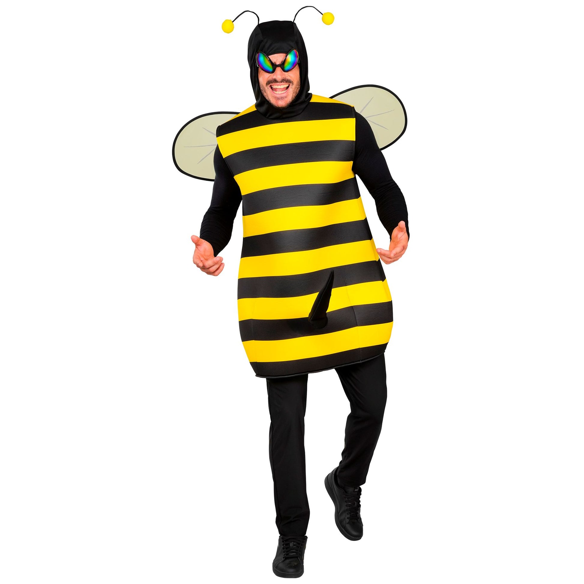 "BIENE MIT STACHEL" (Robe mit Kapuze, Flügel, Brille) – Ansicht 3