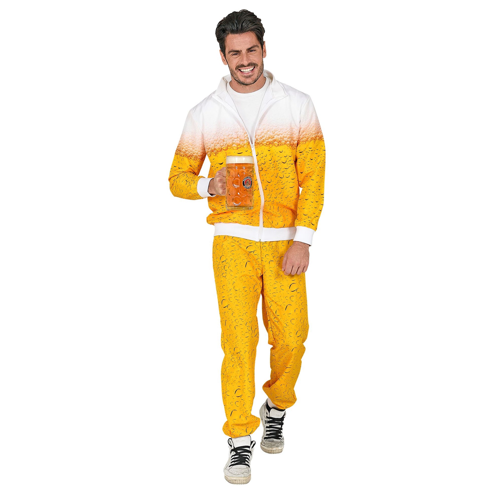 "BIER TRAININGSANZUG" (Oberteil, Hose) – Detailansicht