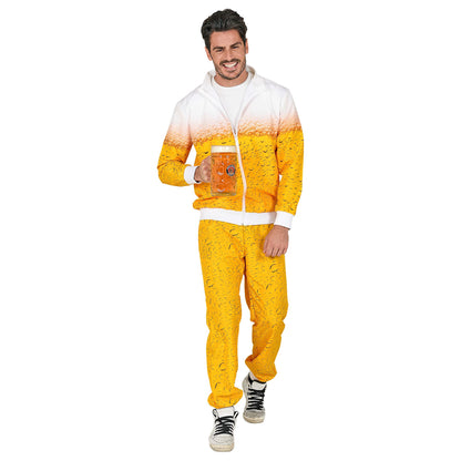 "BIER TRAININGSANZUG" (Oberteil, Hose) – Detailansicht
