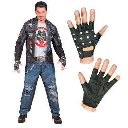 "BIKER FAST COSTUME" (Oberteil, Hose, Handschuhe) – Ansicht 4