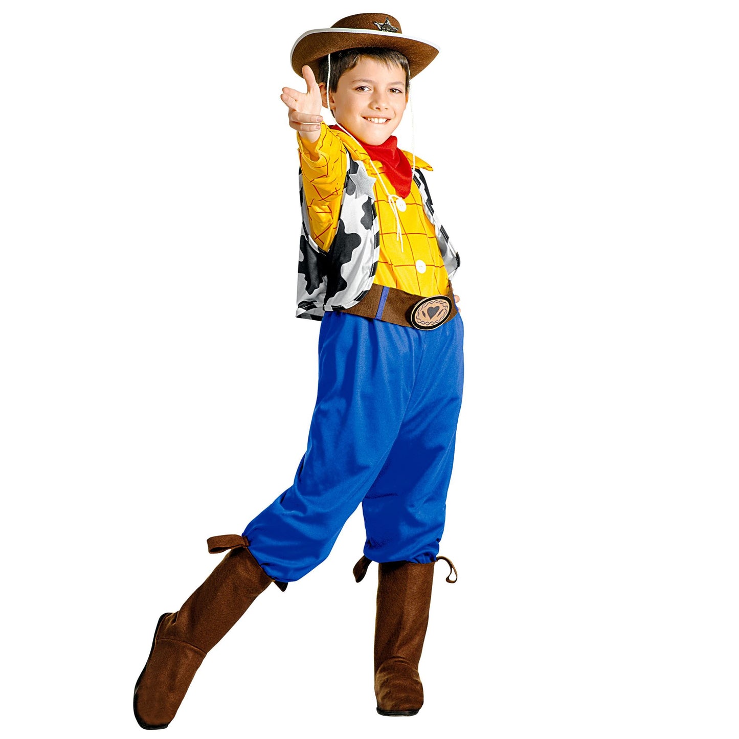 "BILLY" (Hemd, Weste, Hose, Gürtel, Überstiefel, Halstuch) – Vorderansicht