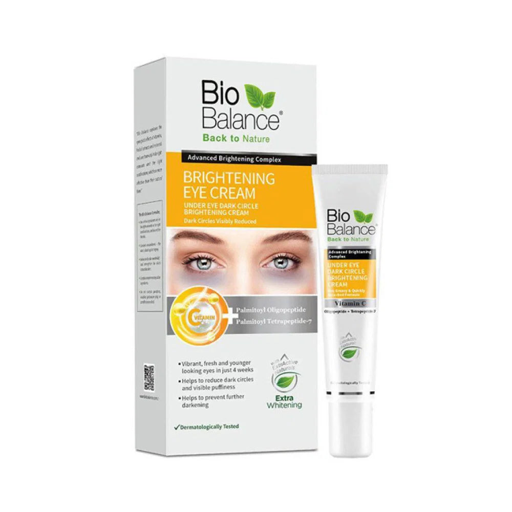 Bio Balance, Brightening, Brightening & Illuminating, Tag & Nacht, Augencreme, 15 ml