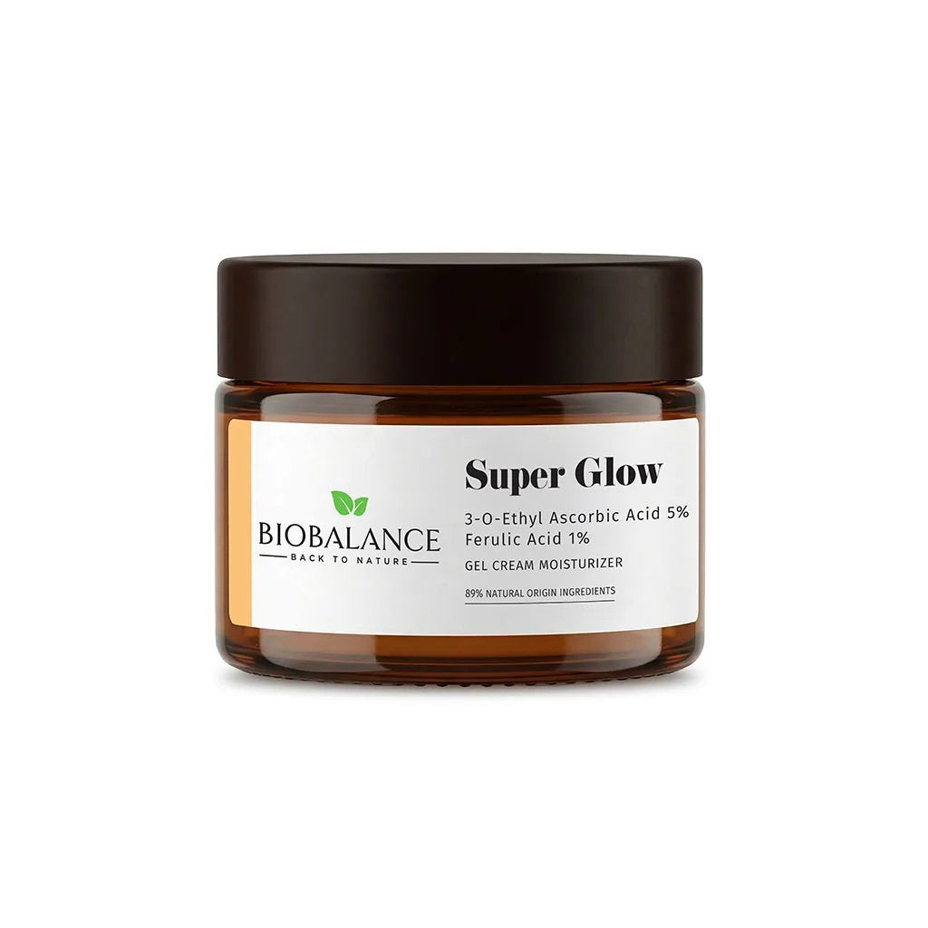 Bio Balance, Super Glow, Brightening, Anti-Aging & Anti-Wrinkle, Morgen & Abend, Gel-Creme, Für das Gesicht, 50 ml