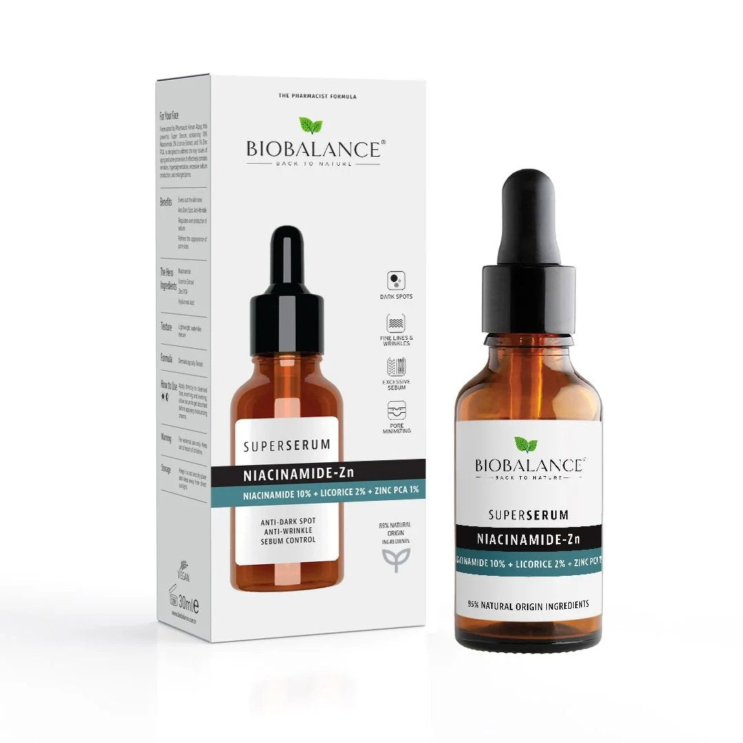 Bio Balance, Niacinamide-Zn, Anti Pigmentation, Tag & Nacht, Serum, Für das Gesicht, 30 ml