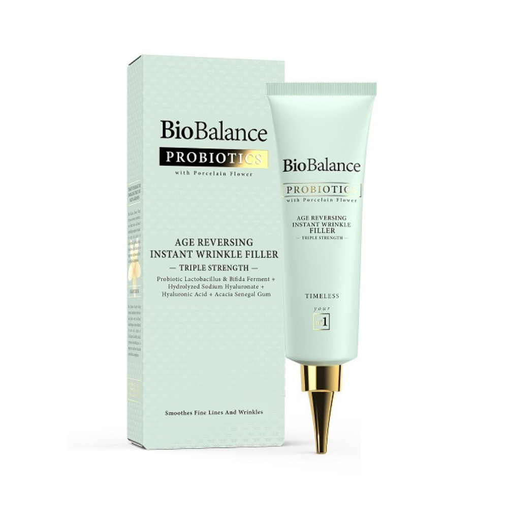 Bio Balance Age Reversing Instant Wrinkle Filler Serum für Gesicht und Augen, 30 ml