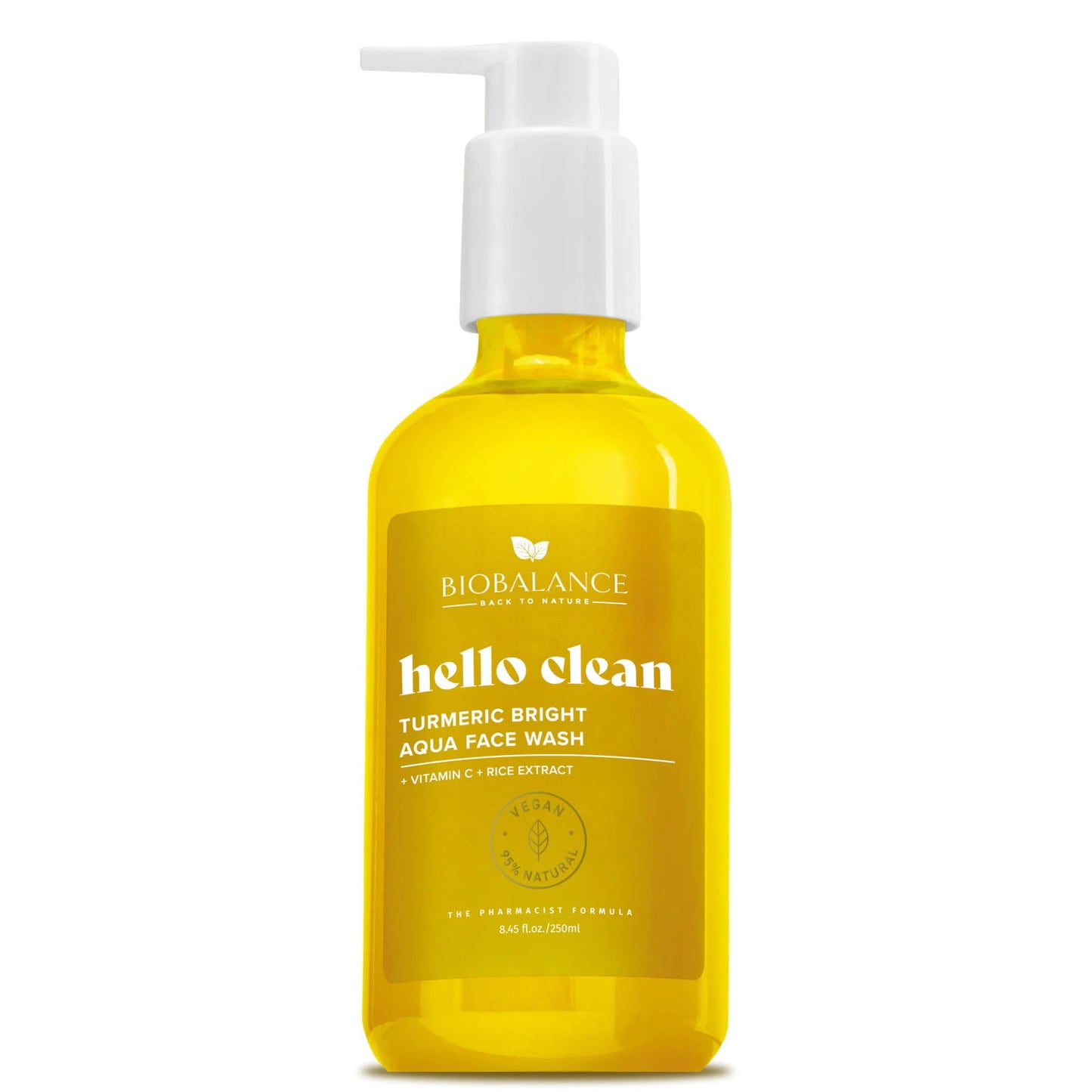 Bio Balance, Turmeric Bright, Brightening & Cleansing, Reinigungsgel, Für das Gesicht, 250 ml