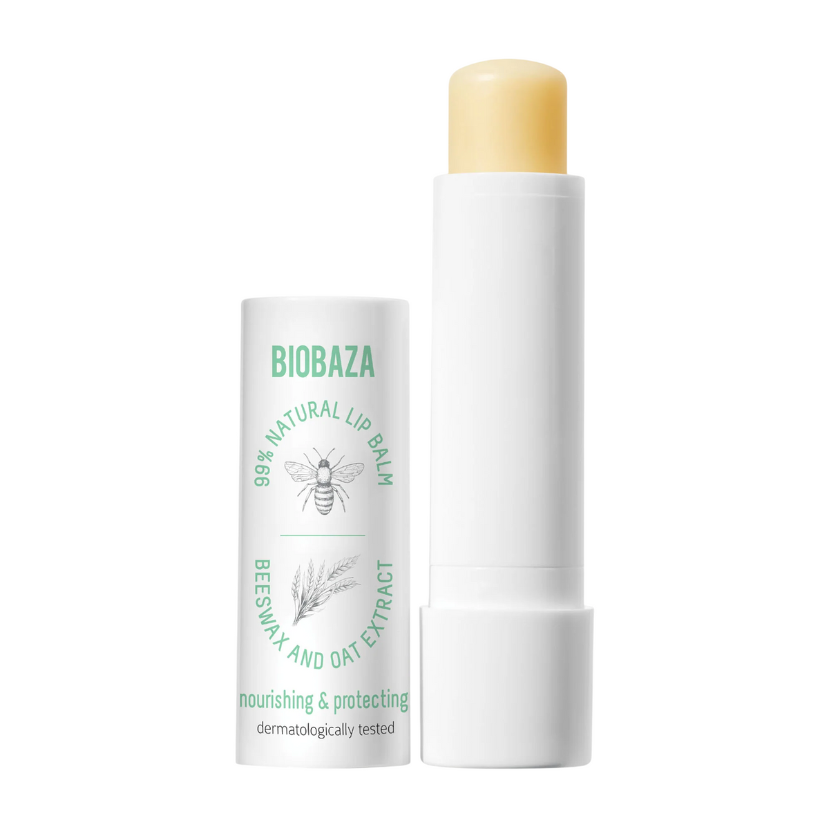 Biobaza, Bee's Honey & Oat Milk, Nahrhaft, Lippenbalsam, 4.5 ml