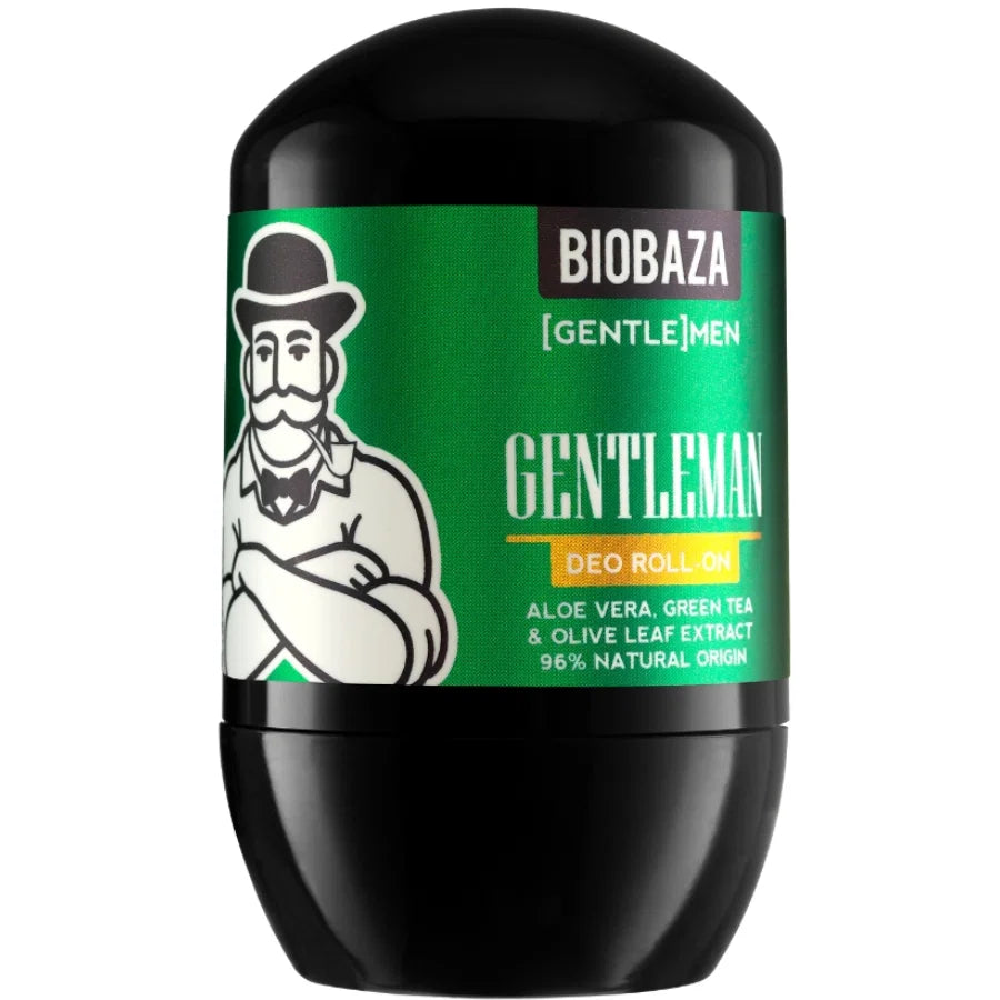 Biobaza, Gentlemen, Aloe Vera, Antitranspirant, Deodorant-Roll-On, Für Männer, 50 ml