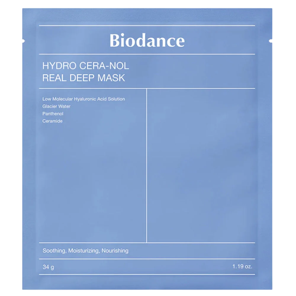 Biodance, Hydro Cera-nol, Soothing & Moisturising, Gesichtsmaske, Für das Gesicht, 34 g