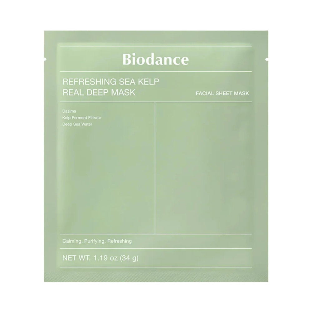 Biodance, Refreshing Sea Kelp, Reinigung, Gesichtsmaske, Für das Gesicht, 34 g