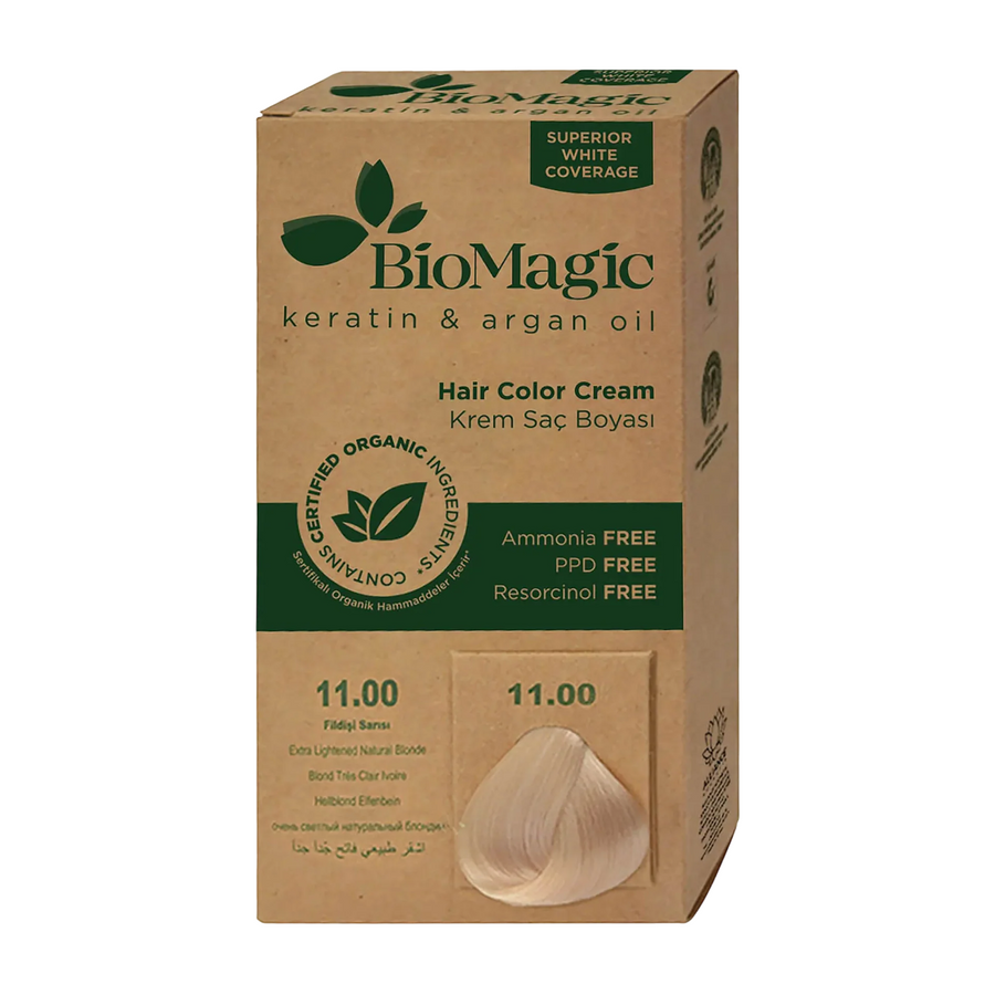 Biomagic Biomagic, Biomagic, Keratin & Argan Oil, Permanente Haarfarbe, 11.00 , 250 ml *Tester