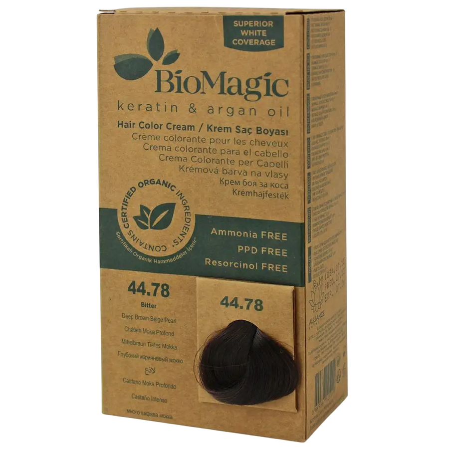 Biomagic Biomagic, Biomagic, Keratin & Argan Oil, Permanente Haarfarbe, 44.78 , 250 ml *Tester