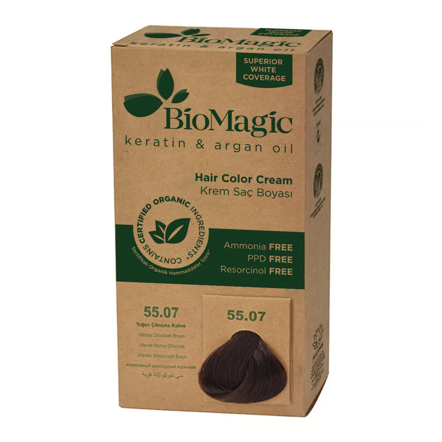 Biomagic Biomagic, Biomagic, Keratin & Argan Oil, Permanente Haarfarbe, 55.07 , 250 ml *Tester