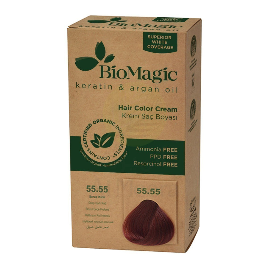 Biomagic Biomagic, Biomagic, Keratin & Argan Oil, Permanente Haarfarbe, 55.55 , 250 ml *Tester