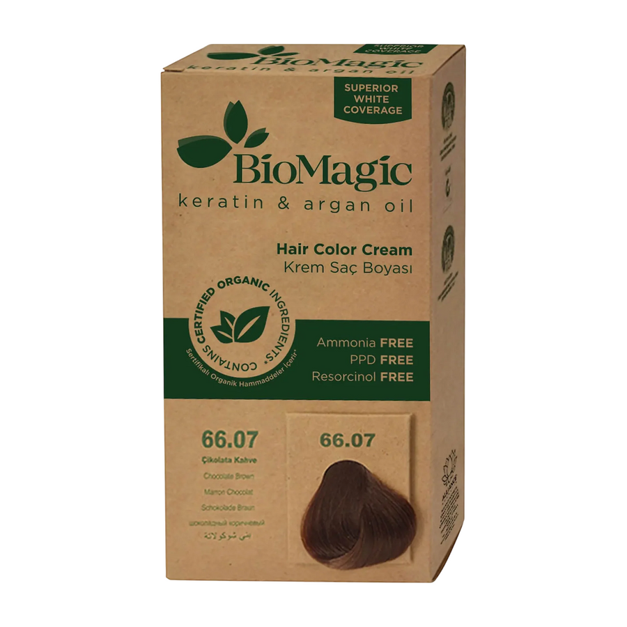 Biomagic Biomagic, Biomagic, Keratin & Argan Oil, Permanente Haarfarbe, 66.07 , 250 ml *Tester