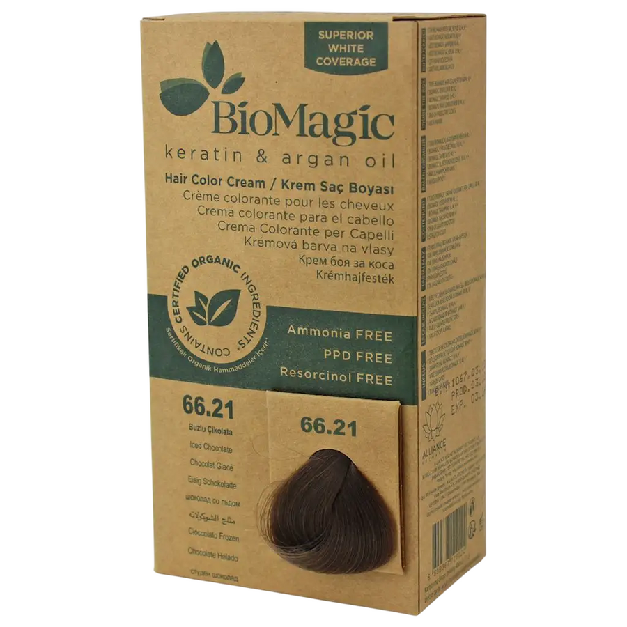 Biomagic Biomagic, Biomagic, Keratin & Argan Oil, Permanente Haarfarbe, 66.21 , 250 ml *Tester