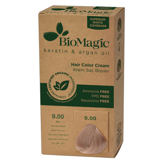 Biomagic Biomagic, Biomagic, Permanente Haarfarbe, 9/00 9 Very Light Blonde, 250 ml *Tester