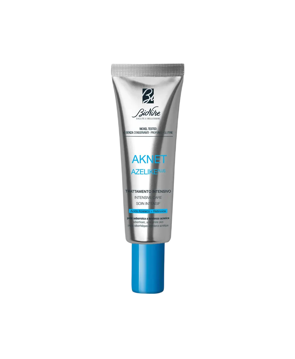 BioNike, Aknet Azelike Plus, Anti-Unreinheiten, Nacht, Sahne, Für das Gesicht, 30 ml