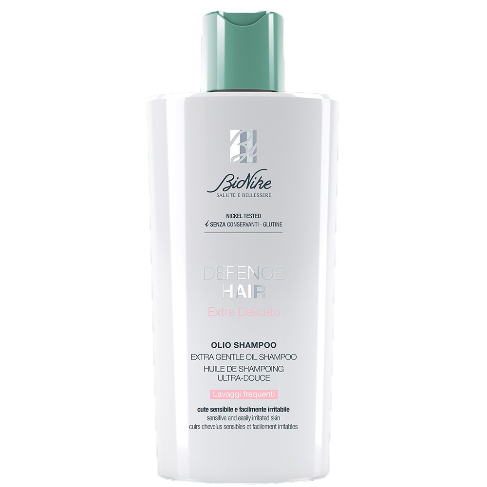 BioNike, Defense Hair Extra Delicate, Hair Shampoo, Hydrating & Soothing, 200 ml