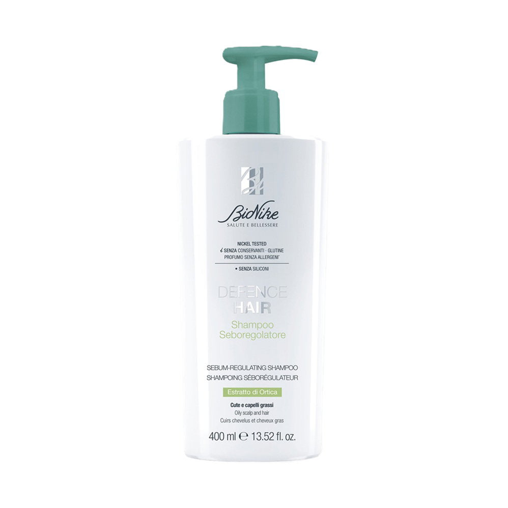 BioNike, Defence Hair, Haarshampoo, Purifying & Sebum Regulating, 400 ml