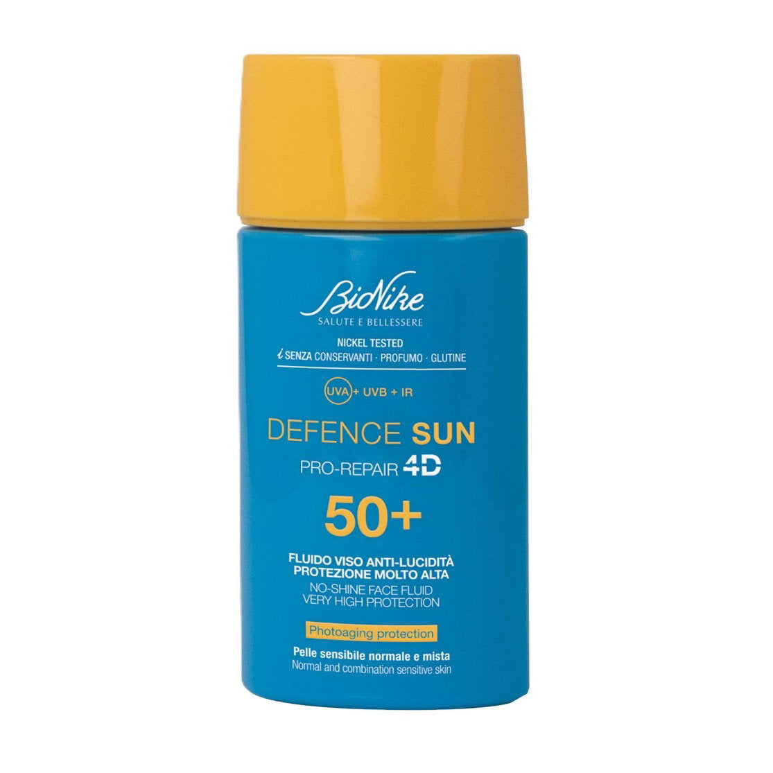 BioNike, Defence Sun, Mattifying & Protecting, Before Sun Exposure, Fluid, For Face, SPF 50+, 50 ml