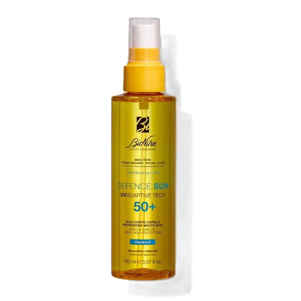 BioNike, Defence Sun, Protecting, Before Sun Exposure, Spray, For Body & For Hair, SPF 50+, 150 ml