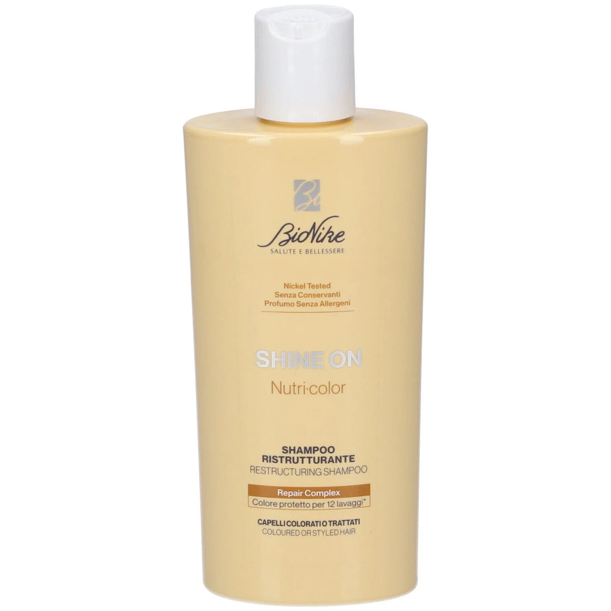 BioNike Shine On Nutri Post Colour Shampoo für coloriertes Haar 200 ml
