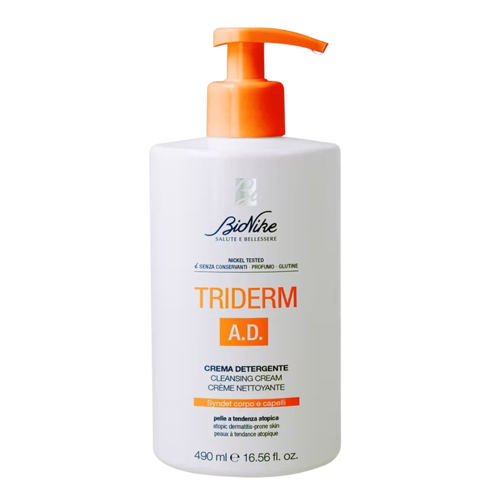 BioNike, Triderm A.D., Reinigung & Beruhigung, Reinigungscreme, 490 ml
