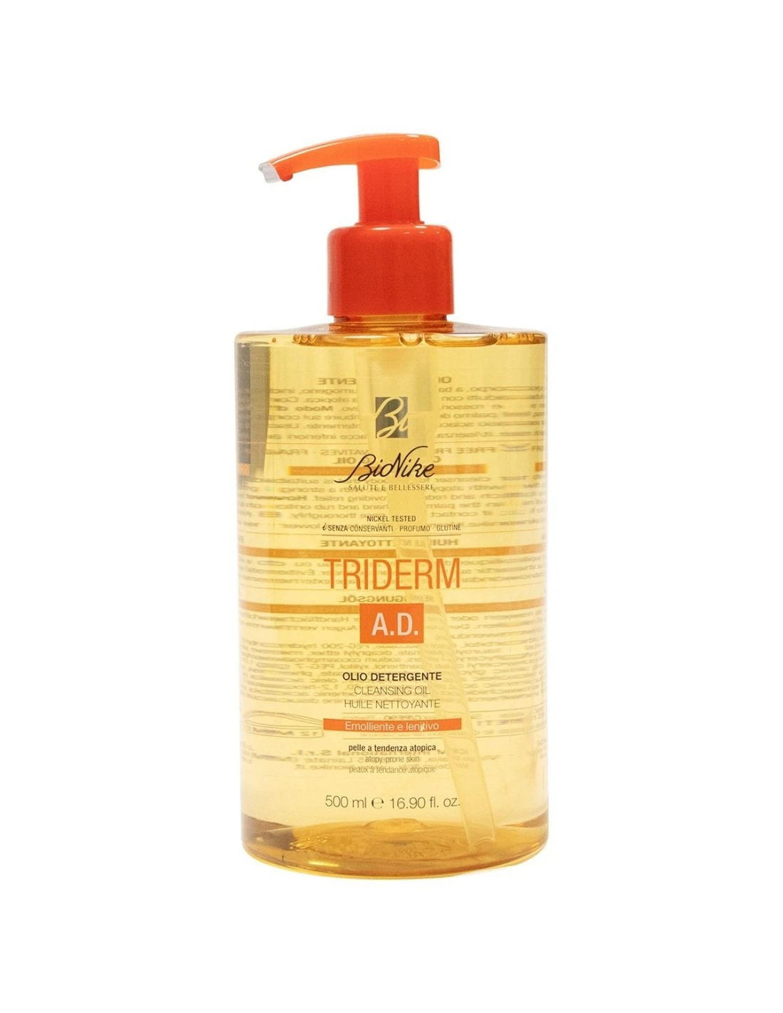BioNike, Triderm A.D., Hydrating & Soothing, Body Oil, Daily, 500 ml