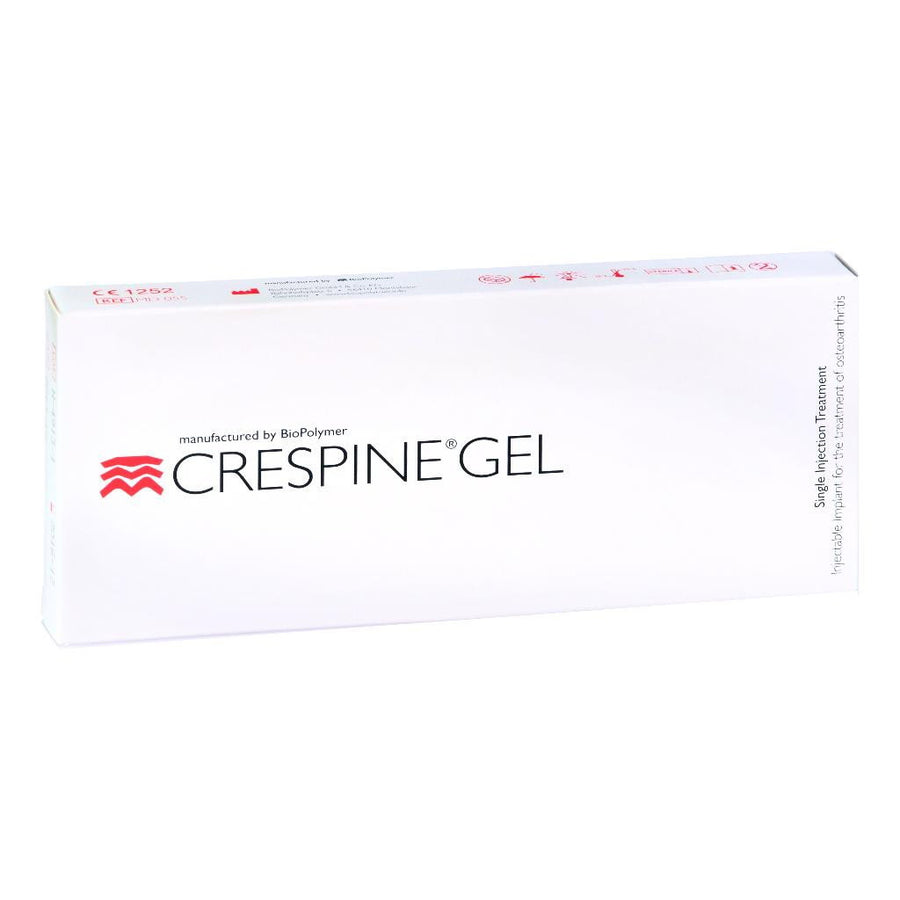 Biopolymer, Crespine, Hyaluronsäure, Schmerzlinderung bei Osteoarthritis, Fertigspritze, 2 ml