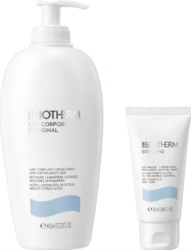 BIOTHERM SET BODY LOTION 400 ML + HAND CREAM 50 ML