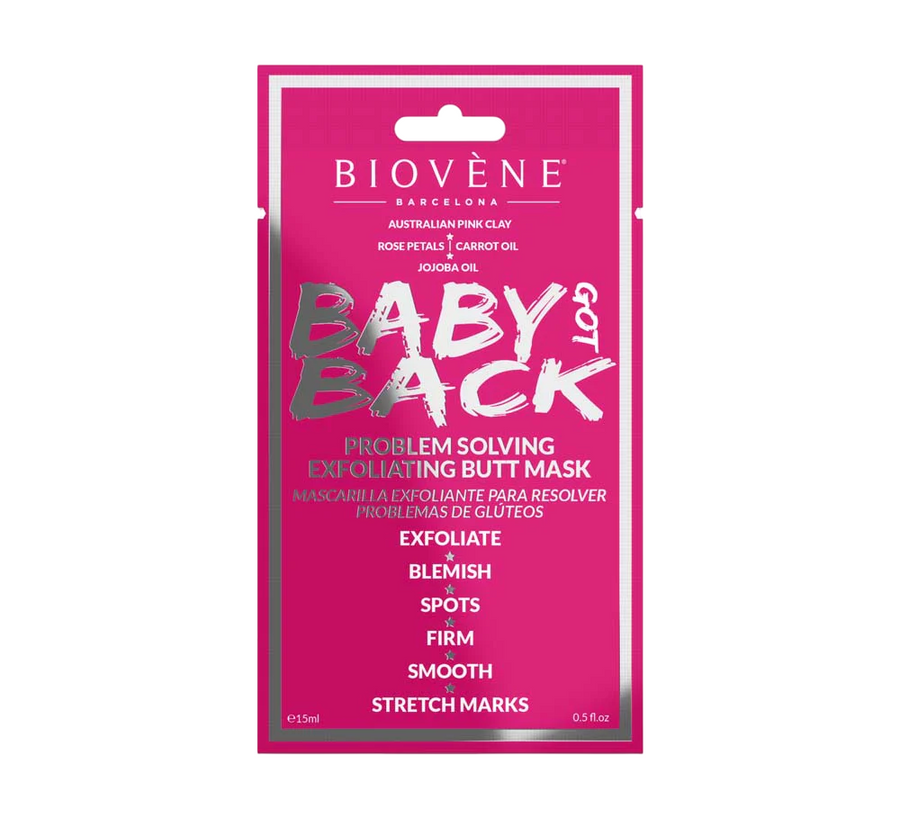 Biovene Biovene, Baby Got Back, Peeling, Körpercrememaske, For Butt, 15 ml *Tester