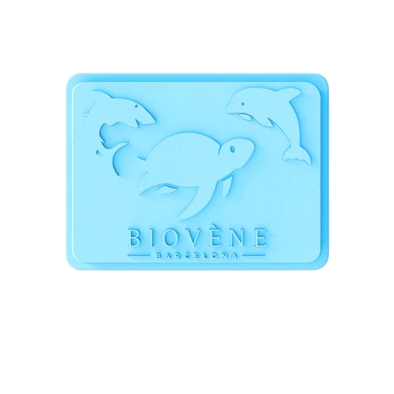 Biovene, Bamboo In-Shower, Storage & Travel, Reiseetui, Himmelblau, *Tester