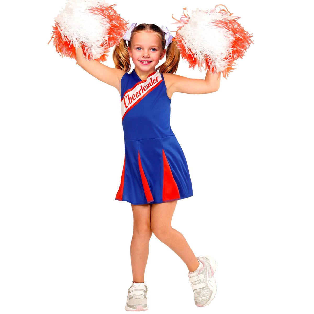 "BLAU/ROT CHEERLEADER" (Kleid) – Ansicht 3